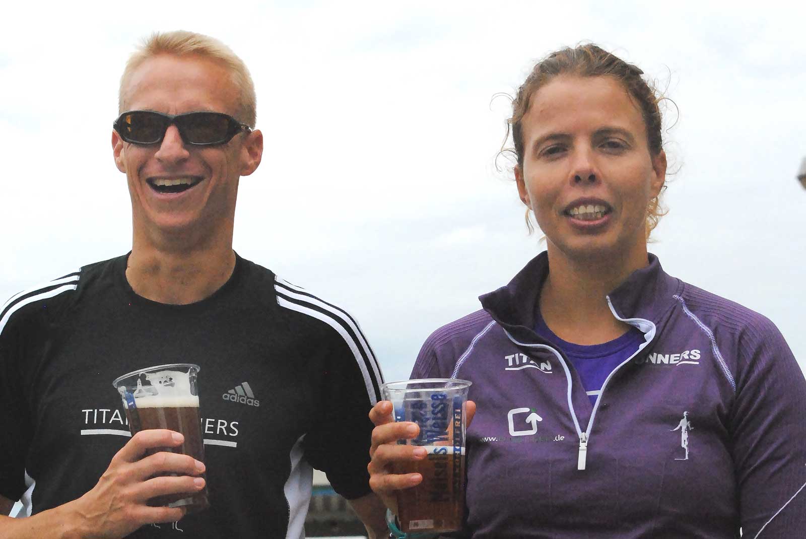 Oliver Brehm und Angela Kühnlein gewinnen den Mixed Staffelmarathon im Fränkischen